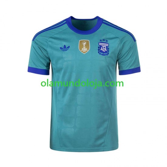 Camisola Argentina Guarda-redes Homem Equipamento Segundo Copa do Mundo 2026 Manga Curta